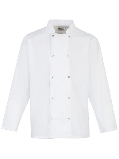 Long Sleeve Press Stud Chef'âs Jacket