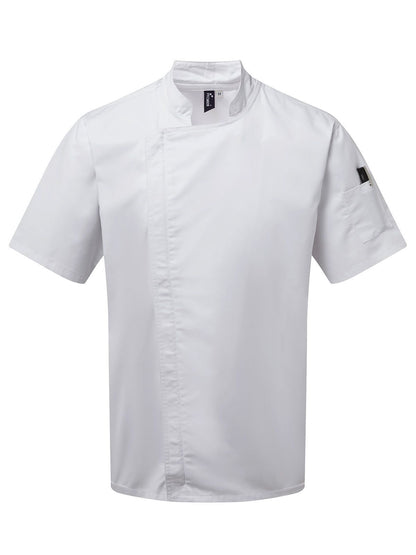 Chef's Zip-Close Short Sleeve Jacket