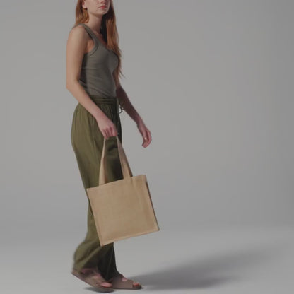 Jute Compact Tote