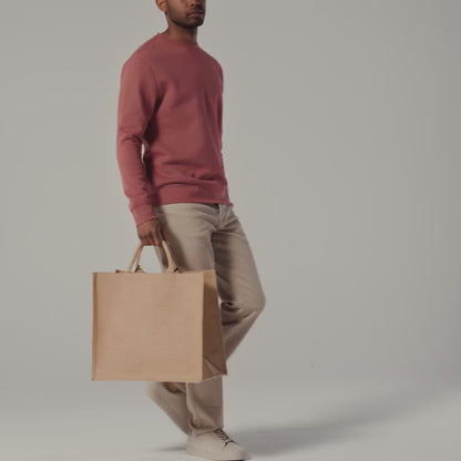 Jute Jumbo Shopper