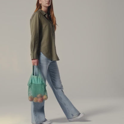 Organic Cotton Mini Mesh Grocery Bag