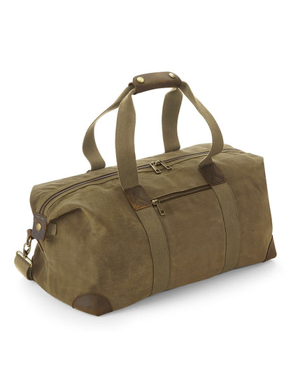 Heritage Waxed Canvas Holdall