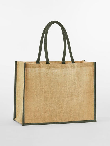 Natural Starched Jute Classic Shopper