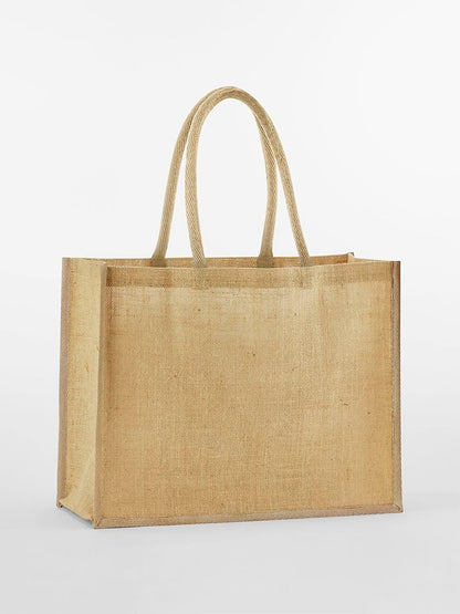 Natural Starched Jute Classic Shopper