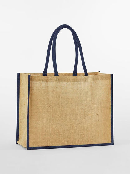 Natural Starched Jute Classic Shopper