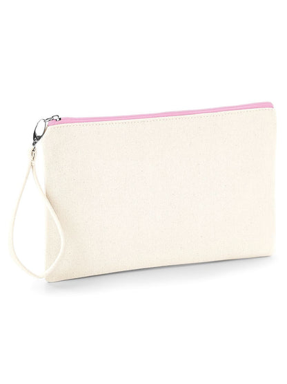 Canvas Wristlet Pouch